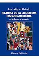 Papel HISTORIA DE LA LITERATURA HISPANOAMERICANA 4 DE BORGES AL PRESENTE