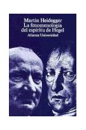 Papel FENOMENOLOGIA DEL ESPIRITU DE HEGEL (ALIANZA UNIVERSIDAD AU706)