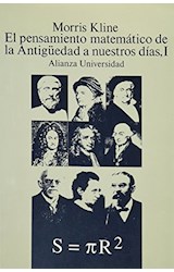 Papel PENSAMIENTO MATEMATICO DE LA ANTIGUEDAD A NUESTROS DIAS I (ALIANZA UNIVERSIDAD AU715)