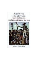 Papel GUIA DE HISTORIA CONTEMPORANEA DE EUROPA (ALIANZA UNIVERSIDAD AU795)