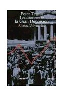 Papel LECCIONES DE LA GRAN DEPRESION (ALIANZA UNIVERSIDAD AU835)