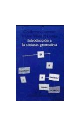Papel INTRODUCCION A LA SINTAXIS GENERATIVA (ALIANZA UNIVERSIDAD AU855)