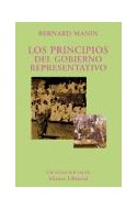 Papel PRINCIPIOS DEL GOBIERNO REPRESENTATIVO (COLECCION CIENCIAS SOCIALES)