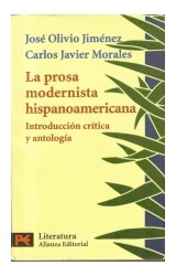 Papel PROSA MODERNISTA HISPANOAMERICANA INTRODUCCION CRITICA Y ANTOLOGIA (COLECCION LITERATURA 5303)