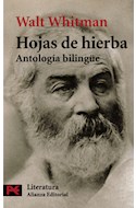 Papel HOJAS DE HIERBA ANTOLOGIA BILINGUE (ALIANZA LITERATURA L5535)