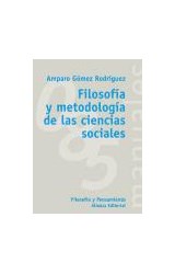 Papel FILOSOFIA Y METODOLOGIA DE LAS CIENCIAS SOCIALES [FILOSOFIA Y PENSAMIENTO] (MANUALES ALIANZA MA085)