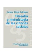 Papel FILOSOFIA Y METODOLOGIA DE LAS CIENCIAS SOCIALES [FILOSOFIA Y PENSAMIENTO] (MANUALES ALIANZA MA085)