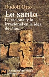 Papel LO SANTO LO RACIONAL Y LOS IRRACIONAL EN LA IDEA DE DIOS (HUMANIDADES H4106) (LIBRO DE BOLSILLO