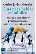 Papel GUIA PARA HABLAR EN PUBLICO METODO COMPLETO Y PRACTICO PARA LAS MAS DIVERSAS SITUACIONES