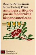 Papel ANTOLOGIA CRITICA DE POESIA MODERNISTA HISPANOAMERICANA (COLECCION LITERATURA 336)