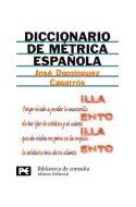 Papel DICCIONARIO DE METRICA ESPAÑOLA [BIBLIOTECA DE CONSULTA] (BIBLIOTECA TEMATICA BT8110)