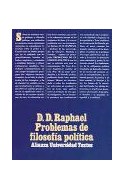 Papel PROBLEMAS DE FILOSOFIA POLITICA (ALIANZA UNIVERSIDAD TEXTO AUT67)