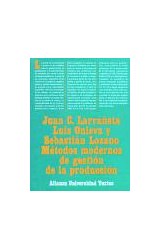 Papel METODOS MODERNOS DE GESTION DE LA PRODUCCION (ALIANZA UNIVERSIDAD TEXTOS)