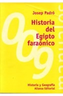 Papel HISTORIA DEL EGIPTO FARAONICO [HISTORIA Y GEOGRAFIA] (MANUALES ALIANZA MA009)
