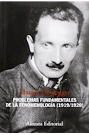 Papel PROBLEMAS FUNDAMENTALES DE LA FENOMENOLOGIA [1919 - 1920] (ALIANZA ENSAYO EN533)