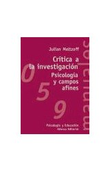 Papel CRITICA A LA INVESTIGACION PSICOLOGIA Y CAMPOS AFINES (MANUALES ALIANZA MA059)