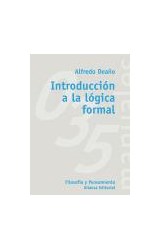 Papel INTRODUCCION A LA LOGICA FORMAL (COLECCION FILOSOFIA Y PENSAMIENTO)