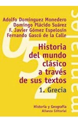 Papel HISTORIA DEL MUNDO CLASICO A TRAVES DE SUS TEXTOS 2 ROMA (MANUELES ALIANZA MA053)