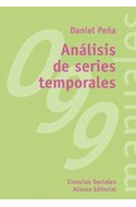 Papel ANALISIS DE SERIES TEMPORALES [CIENCIAS SOCIALES] (MANUALES ALIANZA MA99)