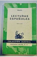 Papel LECTURAS ESPAÑOLAS (COLECCION AUSTRAL 36)