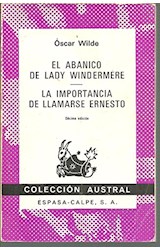 Papel ABANICO DE LADY WINDERMERE / LA IMPORTANCIA DE LLAMARSE ERNESTO