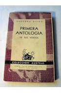 Papel PRIMERA ANTOLOGIA DE SUS VERSOS 1918-1941