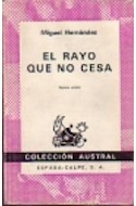 Papel RAYO QUE NO CESA (COLECCION AUSTRAL)