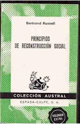 Papel PRINCIPIOS DE RECONSTRUCCION SOCIAL [VOLUMEN EXTRA] (COLECCION AUSTRAL)