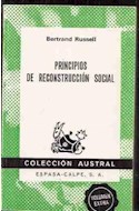 Papel PRINCIPIOS DE RECONSTRUCCION SOCIAL [VOLUMEN EXTRA] (COLECCION AUSTRAL)