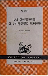 Papel CONFESIONES DE UN PEQUEÑO FILOSOFO (SELECCIONES AUSTRAL 2009)