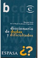 Papel DICCIONARIO DE DUDAS Y DIFICULTADES