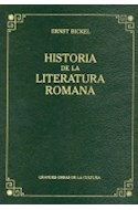 Papel HISTORIA DE LA LITERATURA ROMANA (GRANDES OBRAS DE LA CULTURA) (CARTONE)