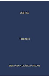 Papel OBRAS (TERENCIO) (COLECCION BIBLIOTECA CLASICA GREDOS 368) (CARTONE)