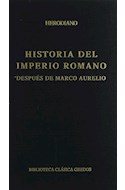 Papel HISTORIA DEL IMPERIO ROMANO DESPUES DE MARCO AURELIO