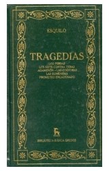 Papel TRAGEDIAS (BIBLIOTECA CLASICA GREDOS) (CARTONE)