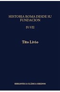 Papel HISTORIA DE ROMA DESDE SU FUNDACION LIBROS IV-VII