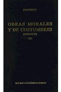 Papel OBRAS MORALES Y DE COSTUMBRES 7