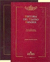 Papel HISTORIA DEL TEATRO ESPAÑOL [2 TOMOS] (COLECCION MANUALES) (CARTONE)