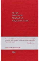 Papel PENSAR LA ARQUITECTURA (3 EDICION AMPLIADA) (CARTONE)