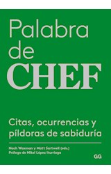 Papel PALABRA DE CHEF CITAS OCURRENCIAS Y PILDORAS DE SABIDURIA (CARTONE)