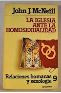 Papel IGLESIA ANTE LA HOMOSEXUALIDAD (COLECCION RELACIONES HUMANAS Y SEXOLOGIA)