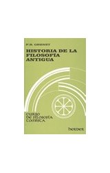 Papel HISTORIA DE LA FILOSOFIA ANTIGUA (CURSO DE FILOSOFIA TOMISTA 8)