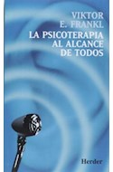 Papel PSICOTERAPIA AL ALCANCE DE TODOS (RUSTICO)