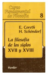 Papel FILOSOFIA DE LOS SIGLOS XVII Y XVIII (CURSO FUNDAMENTAL DE FILOSOFIA 8)