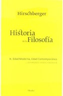 Papel HISTORIA DE LA FILOSOFIA (VOLUMEN 2) EDAD MODERNA EDAD CONTEMPORANEA (RUSTICA)