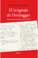 Papel LENGUAJE DE HEIDEGGER DICCIONARIO FILOSOFICO 1912-1927