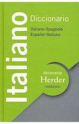 Papel DICCIONARIO HERDER AVANZADO (ITALIANO-ESPAÑOL/ESPAÑOL-ITALIANO) (CARTONE)