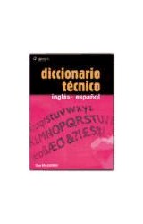 Papel DICCIONARIO TECNICO INGLES - ESPAÑOL (RUSTICA)