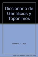 Papel DICCIONARIO DE GENTILICIOS Y TOPONIMOS