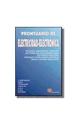Papel PRONTUARIO DE ELECTRICIDAD ELECTRONICA PRINCIPIOS COMPONENTES Y CIRCUITOS ELECTRONICA...